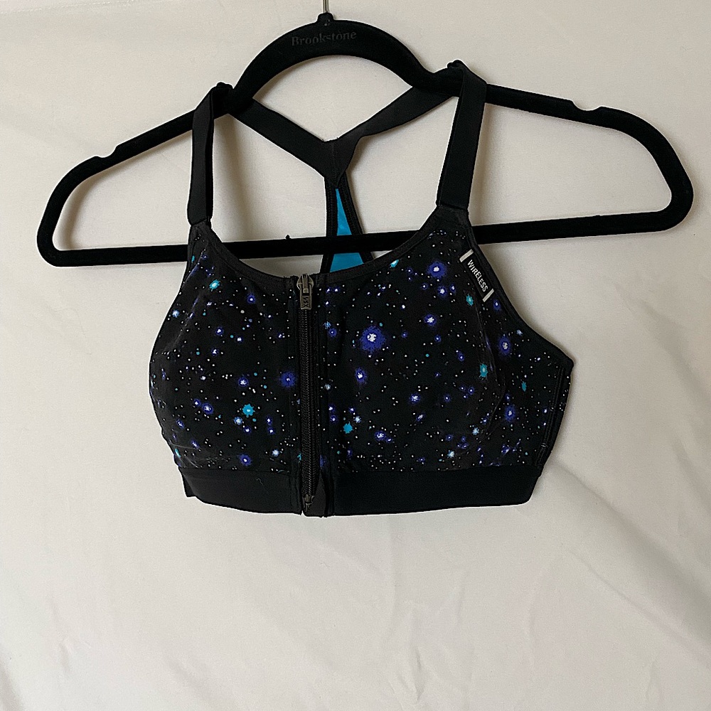 Rare Front Clasp Victoria’s Secret Galaxy Sports Bra